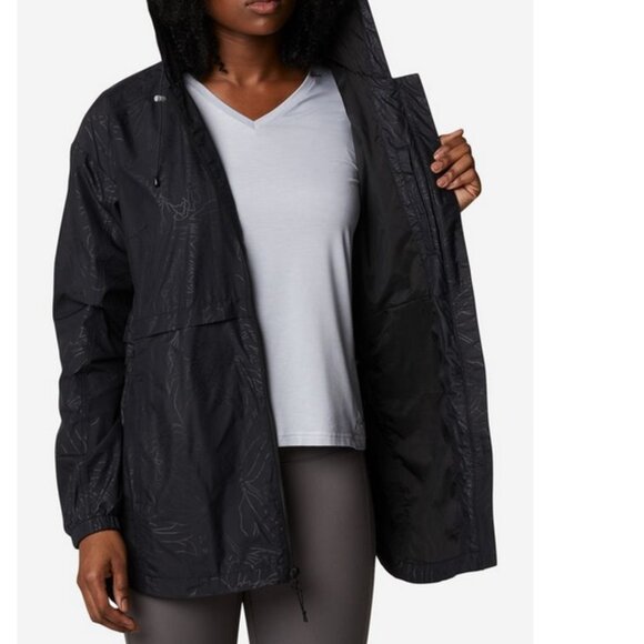 Columbia Outdoor Auroras Wake III Hooded Jacket SZ L - Picture 3 of 9